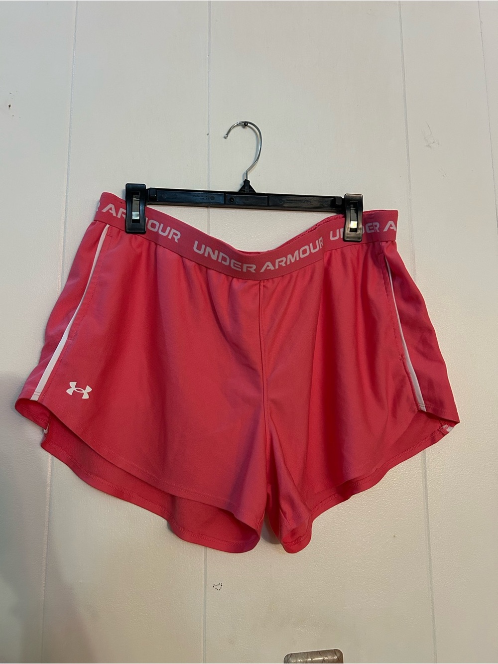 Under Armour Coral Pink Women's Athletic Shorts